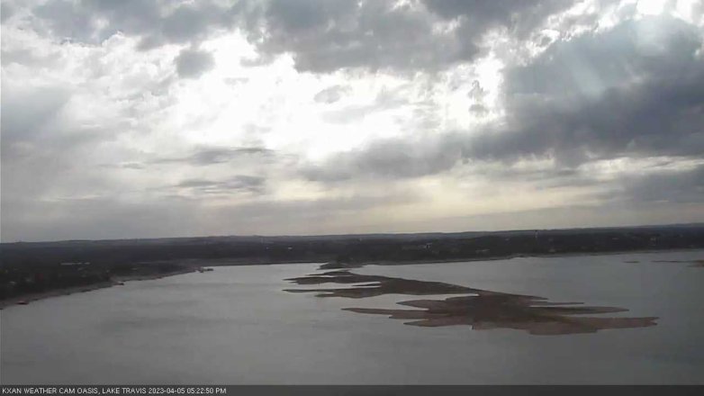 Lake Travis webcam, April 5, 2023 5:25 PM CT