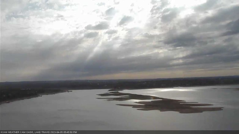 Lake Travis webcam, April 5, 2023 5:45 PM CT