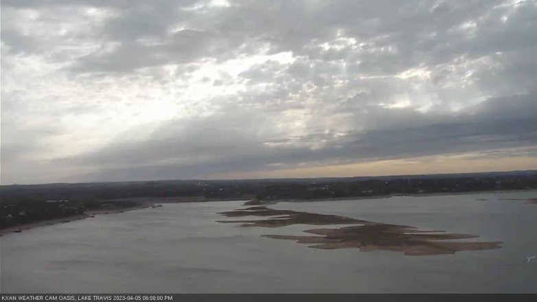 Lake Travis webcam, April 5, 2023 6:00 PM CT
