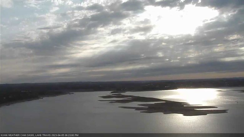 Lake Travis webcam, April 5, 2023 6:25 PM CT