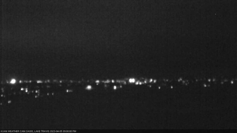 Lake Travis webcam, April 5, 2023 9:00 PM CT