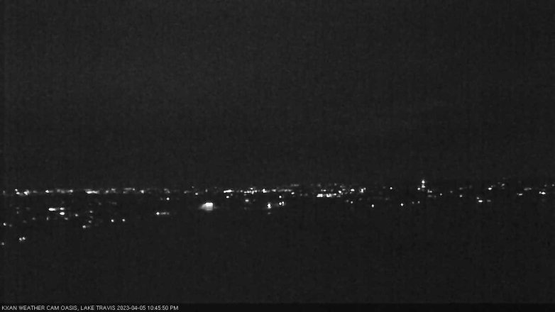 Lake Travis webcam, April 5, 2023 10:45 PM CT