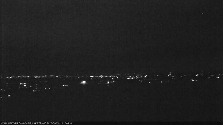 Lake Travis webcam, April 5, 2023 11:25 PM CT