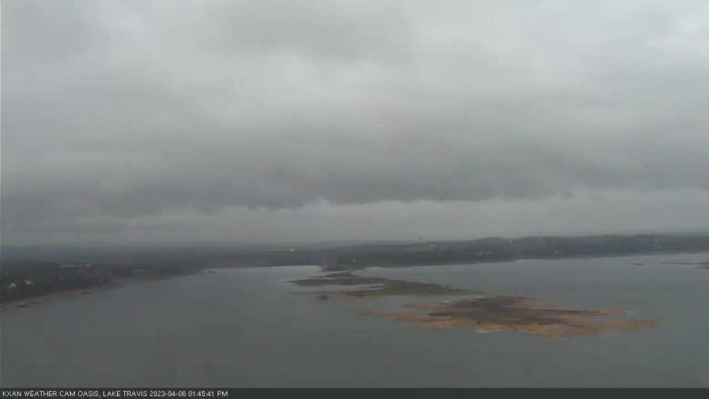 Lake Travis webcam, April 6, 2023 1:45 PM CT