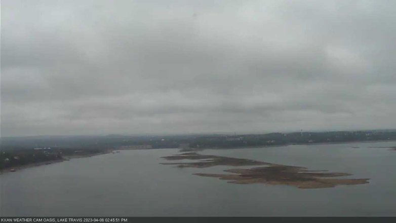 Lake Travis webcam, April 6, 2023 2:45 PM CT