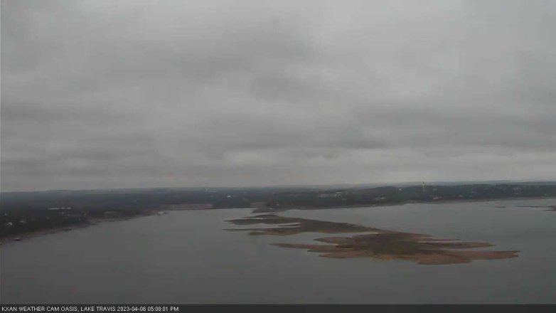 Lake Travis webcam, April 6, 2023 5:00 PM CT