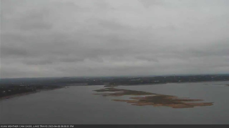 Lake Travis webcam, April 6, 2023 6:00 PM CT
