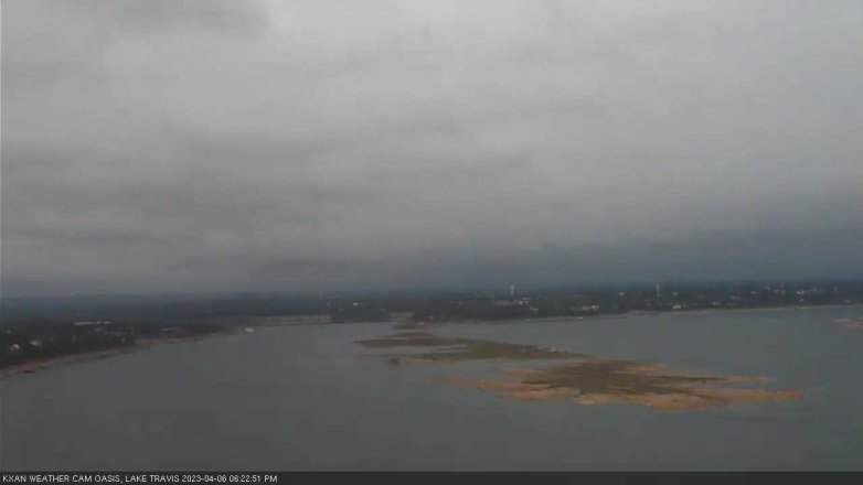 Lake Travis webcam, April 6, 2023 6:25 PM CT