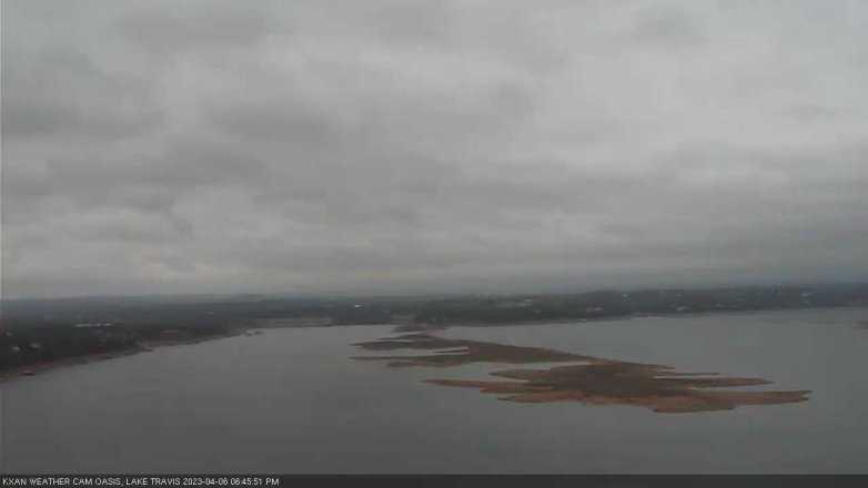 Lake Travis webcam, April 6, 2023 6:45 PM CT