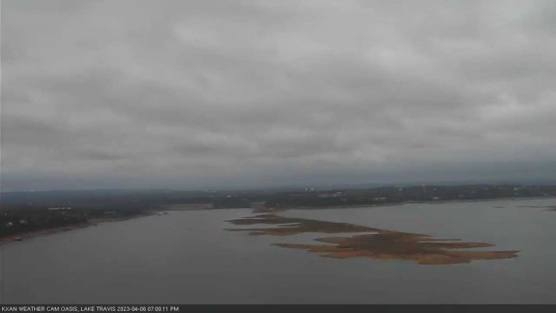 Lake Travis webcam, April 6, 2023 7:00 PM CT