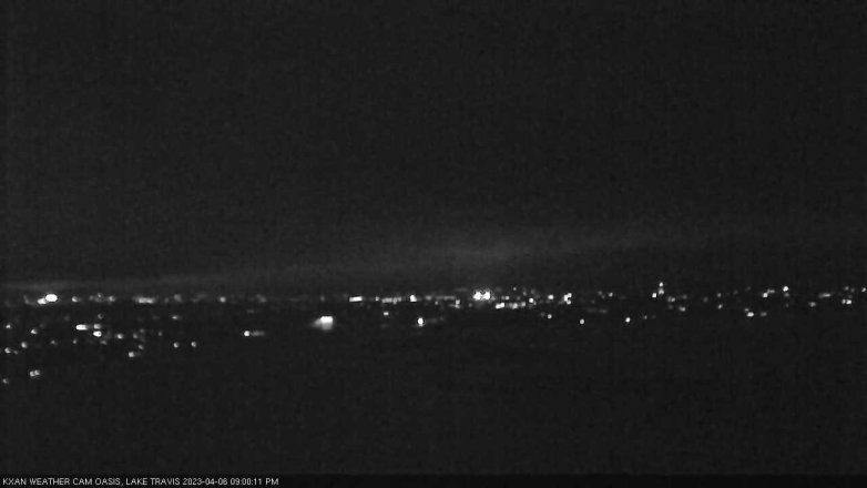 Lake Travis webcam, April 6, 2023 9:00 PM CT