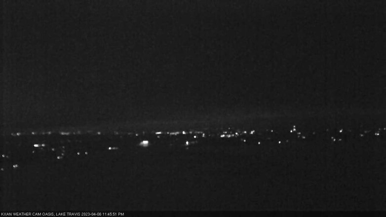 Lake Travis webcam, April 6, 2023 11:45 PM CT