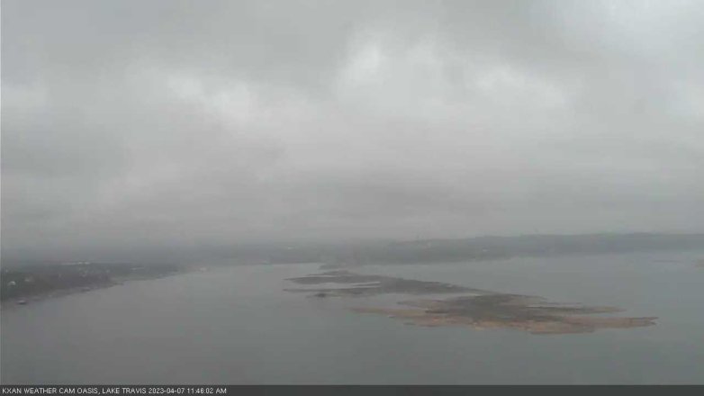 Lake Travis webcam, April 7, 2023 11:45 AM CT