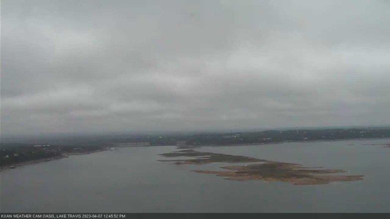 Lake Travis webcam, April 7, 2023 12:45 PM CT