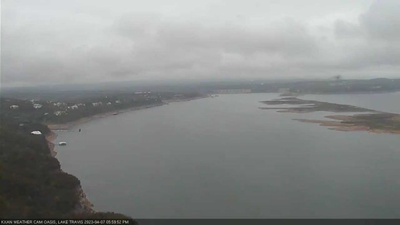 Lake Travis webcam, April 7, 2023 6:00 PM CT