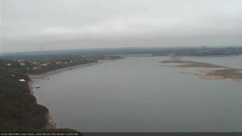 Lake Travis webcam, April 8, 2023 11:25 AM CT