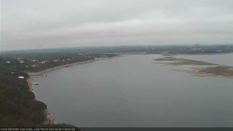 Lake Travis webcam, April 8, 2023 11:45 AM CT