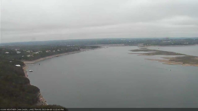 Lake Travis webcam, April 8, 2023 12:25 PM CT