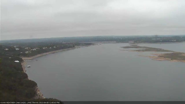 Lake Travis webcam, April 8, 2023 12:45 PM CT