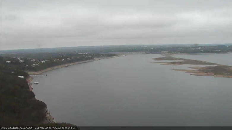 Lake Travis webcam, April 8, 2023 1:00 PM CT