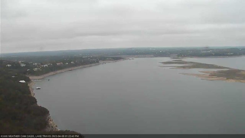 Lake Travis webcam, April 8, 2023 1:25 PM CT