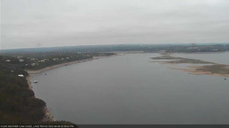 Lake Travis webcam, April 8, 2023 3:00 PM CT