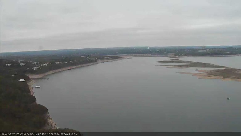 Lake Travis webcam, April 8, 2023 4:45 PM CT