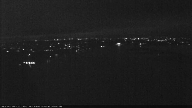 Lake Travis webcam, April 8, 2023 9:00 PM CT