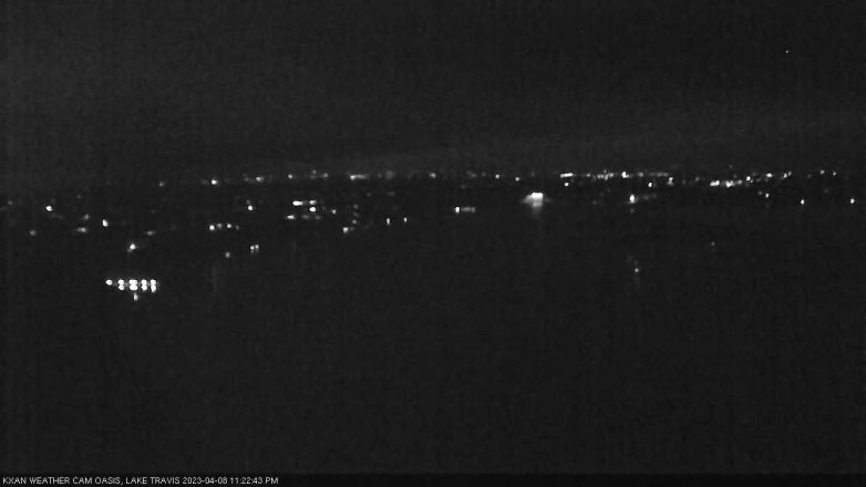 Lake Travis webcam, April 8, 2023 11:25 PM CT