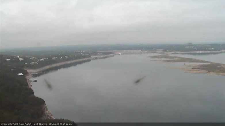 Lake Travis webcam, April 9, 2023 9:45 AM CT