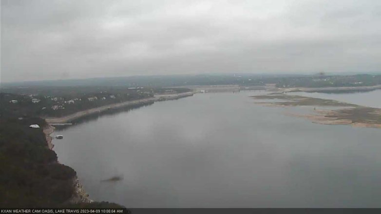 Lake Travis webcam, April 9, 2023 10:00 AM CT