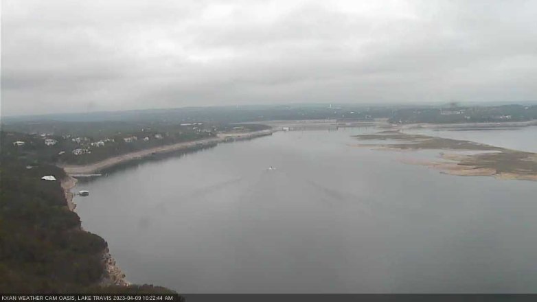 Lake Travis webcam, April 9, 2023 10:25 AM CT