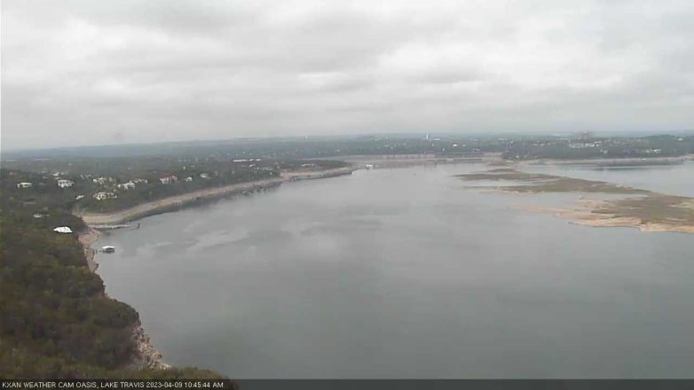 Lake Travis webcam, April 9, 2023 10:45 AM CT