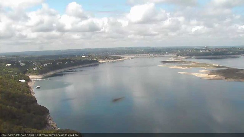 Lake Travis webcam, April 9, 2023 11:45 AM CT