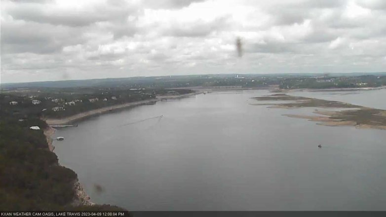Lake Travis webcam, April 9, 2023 12:00 PM CT