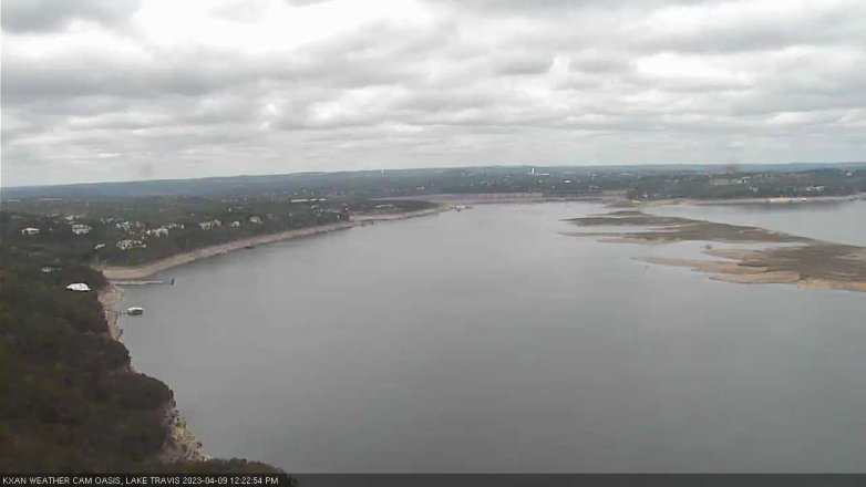 Lake Travis webcam, April 9, 2023 12:25 PM CT