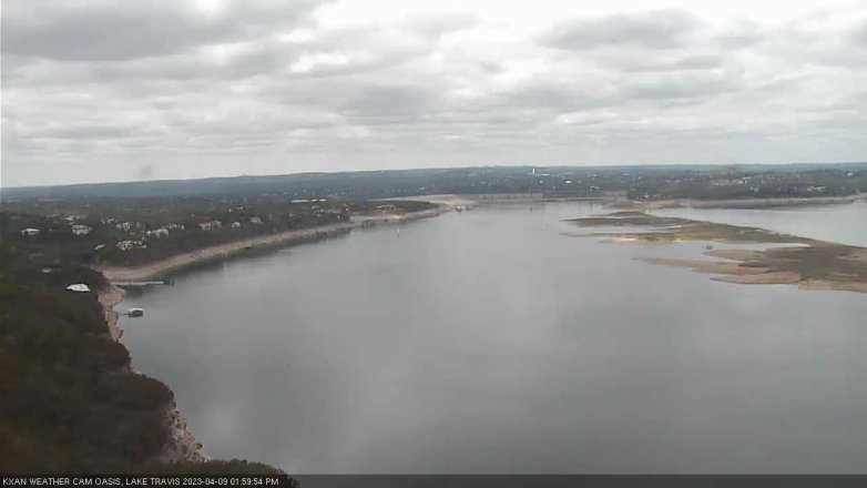 Lake Travis webcam, April 9, 2023 2:00 PM CT