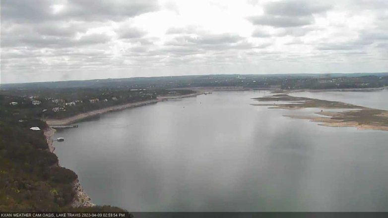 Lake Travis webcam, April 9, 2023 3:00 PM CT