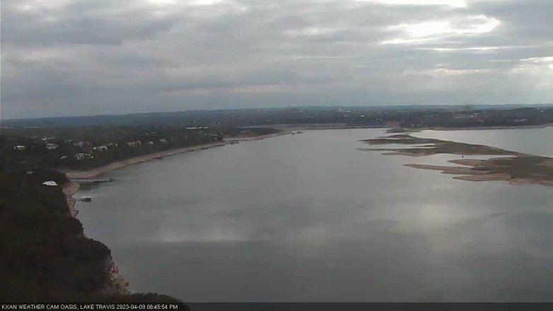 Lake Travis webcam, April 9, 2023 6:45 PM CT