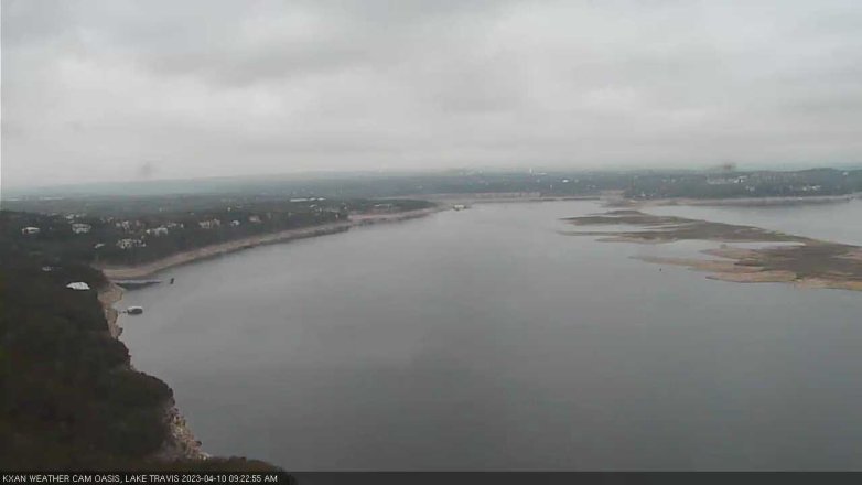 Lake Travis webcam, April 10, 2023 9:25 AM CT