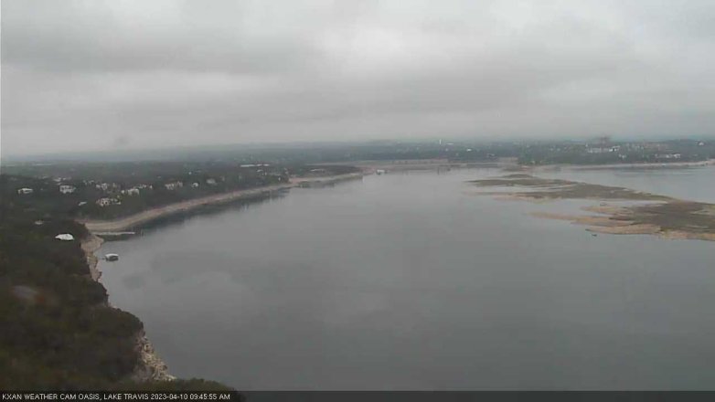 Lake Travis webcam, April 10, 2023 9:45 AM CT
