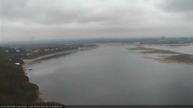 Lake Travis webcam, April 10, 2023 10:00 AM CT