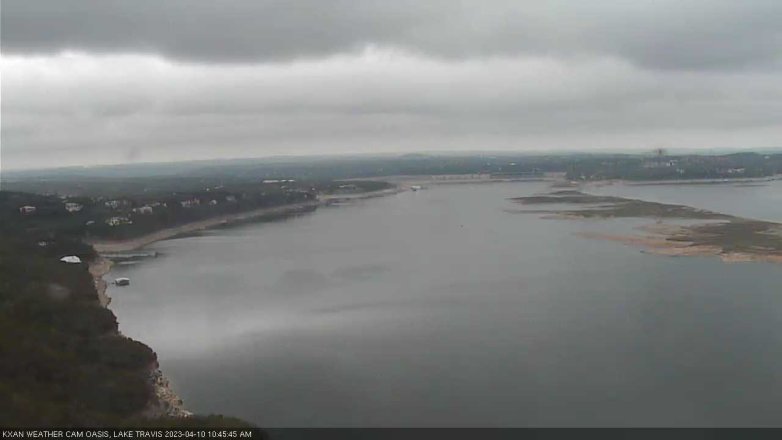 Lake Travis webcam, April 10, 2023 10:45 AM CT