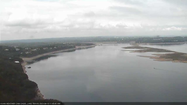 Lake Travis webcam, April 10, 2023 11:45 AM CT