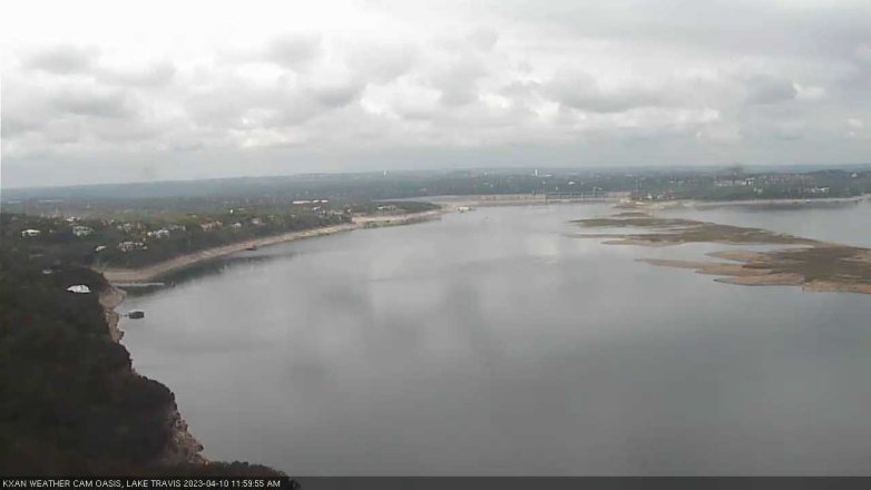 Lake Travis webcam, April 10, 2023 12:00 PM CT