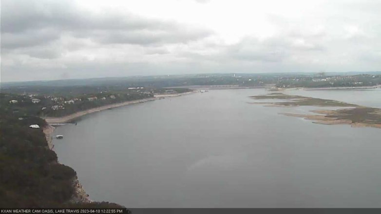 Lake Travis webcam, April 10, 2023 12:25 PM CT