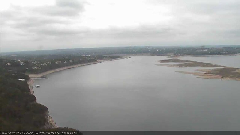 Lake Travis webcam, April 10, 2023 1:25 PM CT