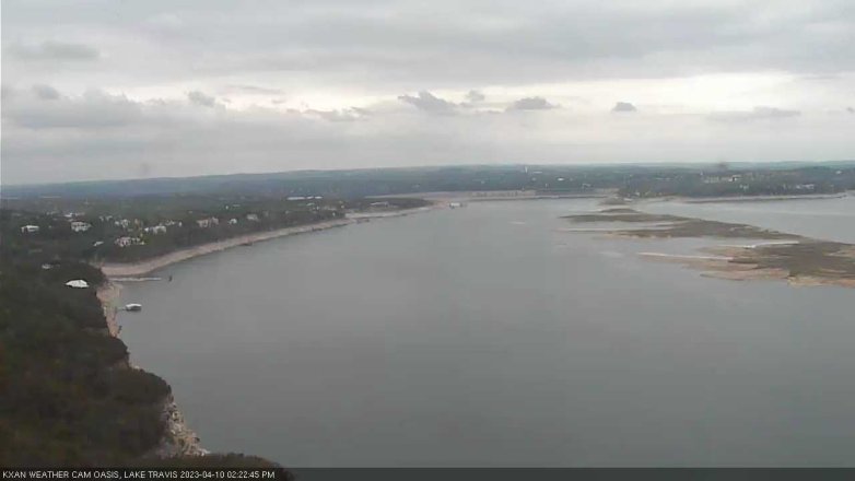 Lake Travis webcam, April 10, 2023 2:25 PM CT
