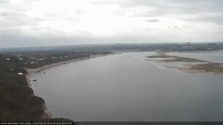 Lake Travis webcam, April 10, 2023 2:45 PM CT