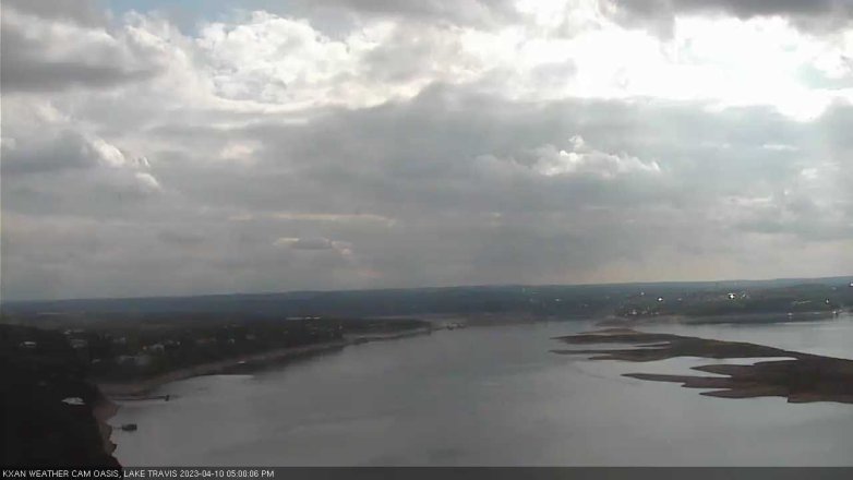 Lake Travis webcam, April 10, 2023 5:00 PM CT